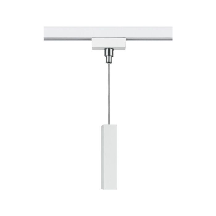 Adapter wiszący do 2-fazowych reflektorów szynowych, biały