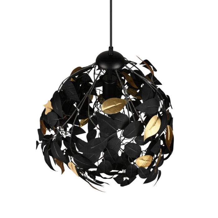 Czarna lampa wisząca retro, Urwa
