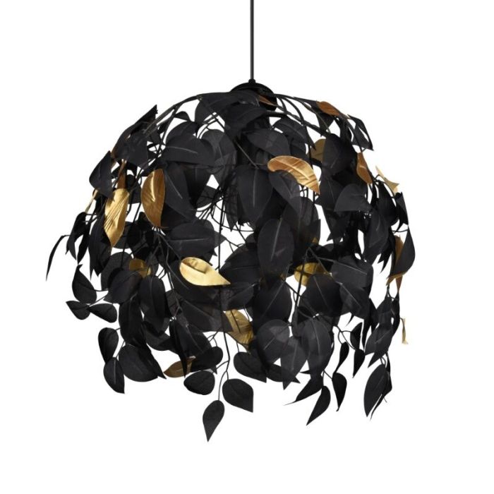 Czarna lampa wisząca retro, Urwa
