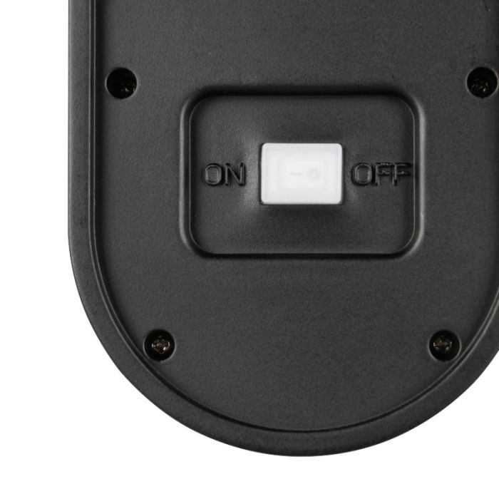 Czarny kinkiet solarny zewnętrzny nowoczesny, Laquisha, 3W, 4000K LED, IP44
