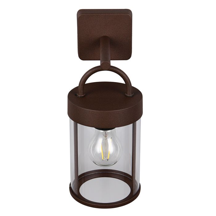 Rdzawa lampa zewnętrzna nowoczesna, Piter, IP44