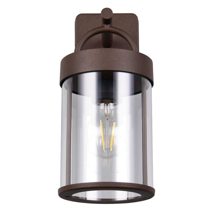 Rdzawa lampa zewnętrzna nowoczesna, Piter, IP44