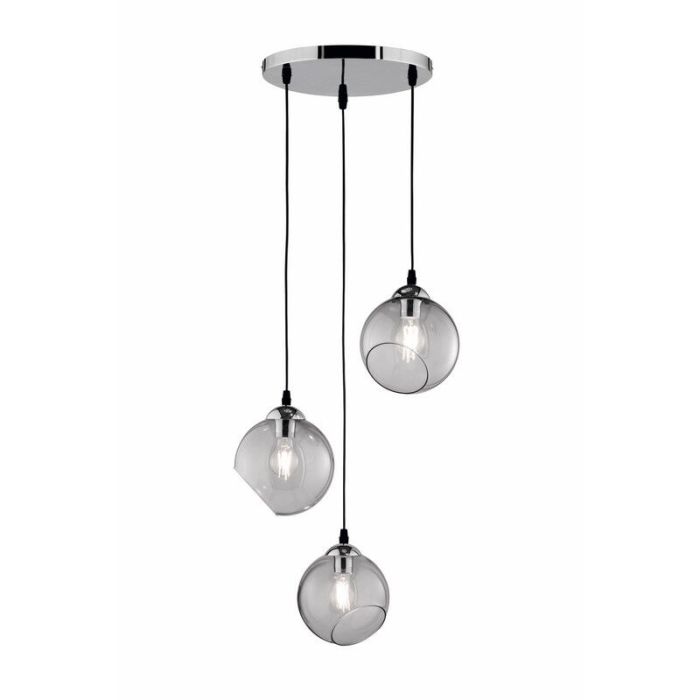 Chromowana lampa wisząca nowoczesna, Azibo