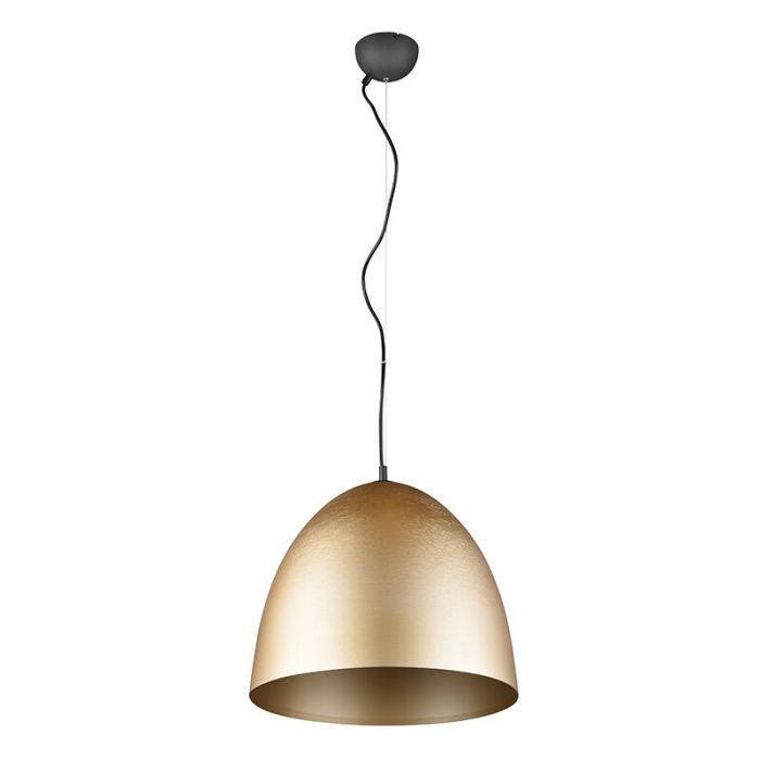 Mosiądz lampa wisząca półkula nowoczesna, Ingmar