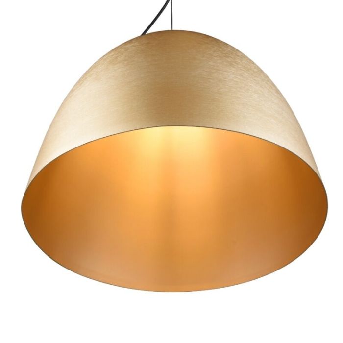 Mosiądz lampa wisząca półkula nowoczesna, Ingmar