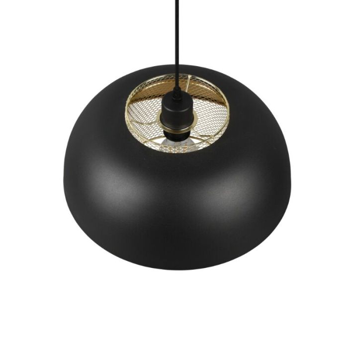 Czarna lampa wisząca industrialna, Sylvano