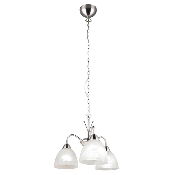 Biała lampa wisząca klasyczna, Ozlem
