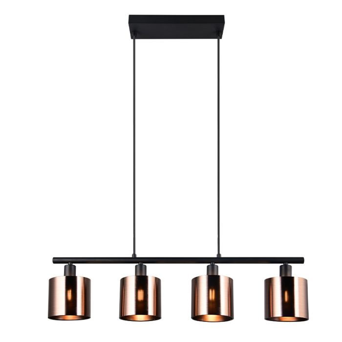 Brązowa lampa wisząca design, Loeka