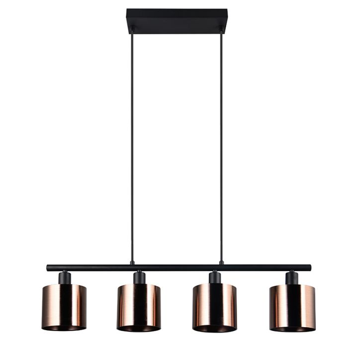 Brązowa lampa wisząca design, Loeka