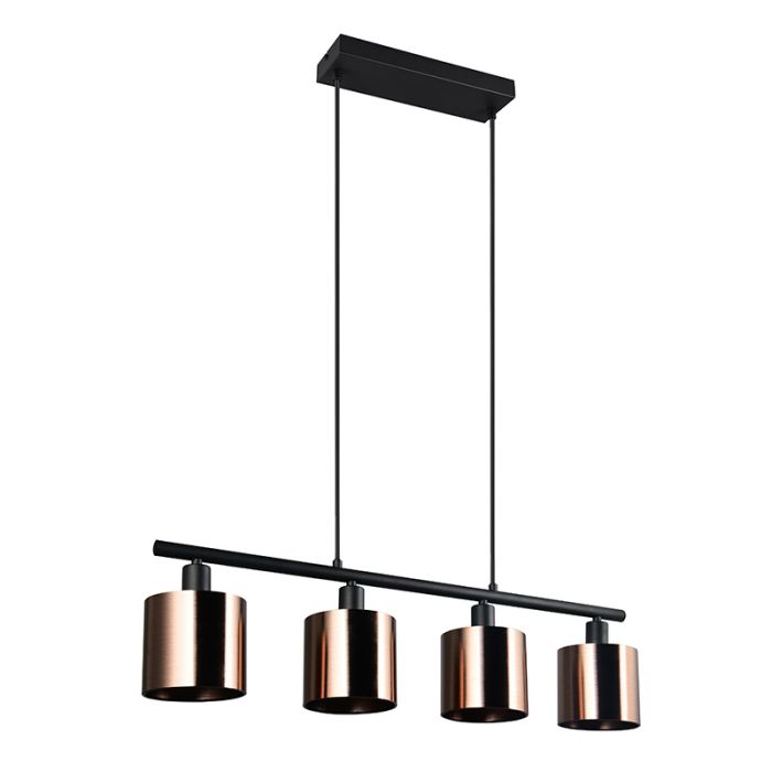 Brązowa lampa wisząca design, Loeka