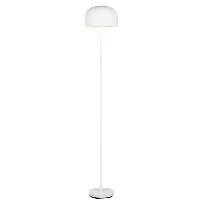 Biała lampa stojąca akumulatorowa nowoczesna, Dustin, 2,5W, 3000K LED, ściemniana w 3 krokach