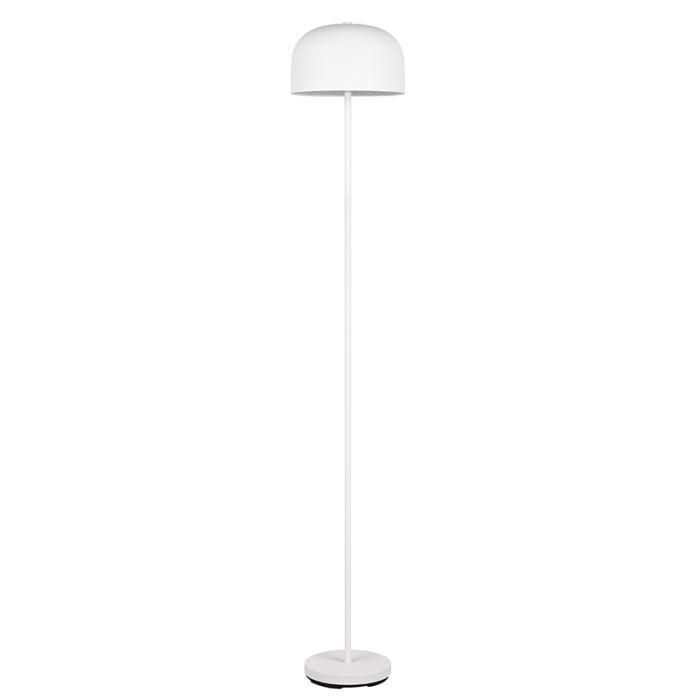 Biała lampa stojąca akumulatorowa nowoczesna, Dustin, 2,5W, 3000K LED, ściemniana w 3 krokach