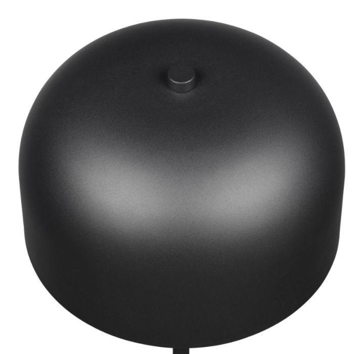Czarna lampa stojąca akumulatorowa nowoczesna, Dustin, 2,5W, 3000K LED, ściemniana w 3 krokach