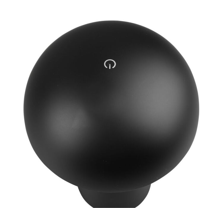 Czarna lampa stołowa ogrodowa nowoczesna, Rachelle, 2W, 3000K LED, IP44, z przełącznik