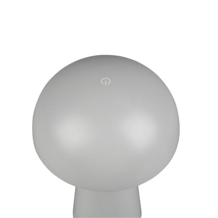 Szara lampa stołowa ogrodowa nowoczesna, Rachelle, 2W, 3000K LED, IP44, ściemniana w 3 krokach