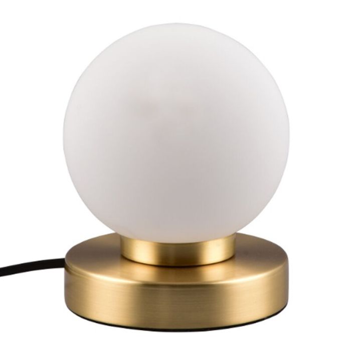 Mosiądz lampa stołowa metalowa, Serdal, z przełącznik