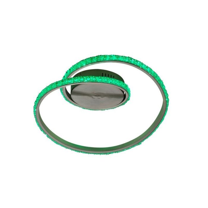 Przezroczysty plafon sufitowy nowoczesny, Salim, 19W, RGBW LED, z pilot