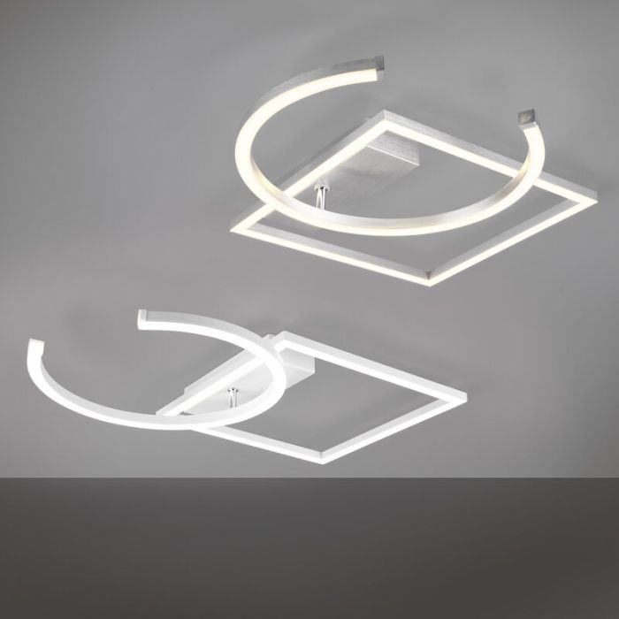 Biały plafon sufitowy nowoczesny, Emine, 23,5W, 4000K LED