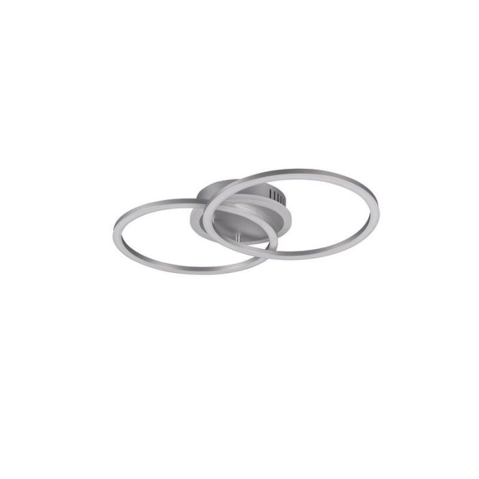 Ciemnoszary plafon sufitowy nowoczesny, Semira, 25W, 3000K LED