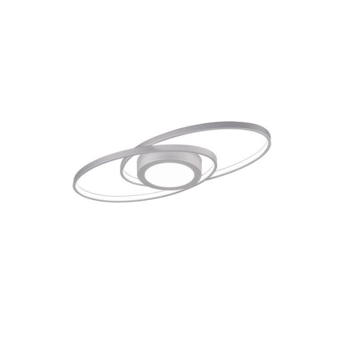 Ciemnoszary plafon sufitowy nowoczesny, Sarama, 27W, 3000K LED