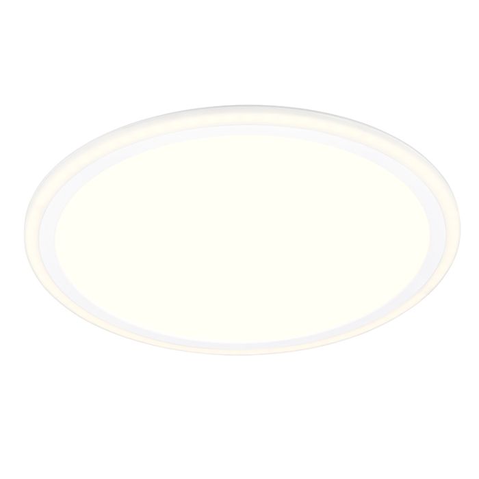 Biały plafon sufitowy nowoczesny, Omaima, 17W, 3000K LED
