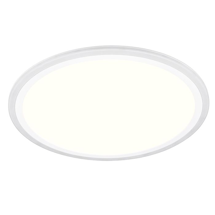 Biały plafon sufitowy nowoczesny, Omaima, 17W, 3000K LED