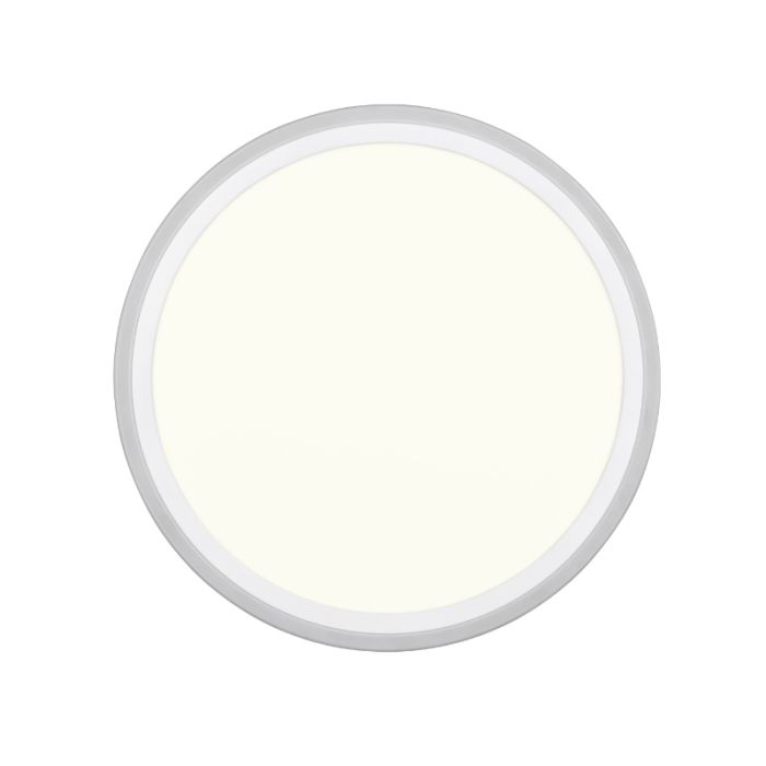 Biały plafon sufitowy nowoczesny, Omaima, 17W, 3000K LED