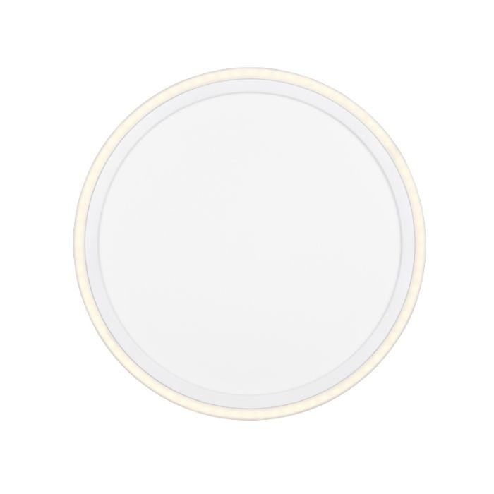 Biały plafon sufitowy nowoczesny, Omaima, 17W, 3000K LED