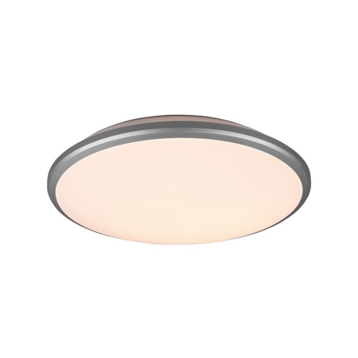 Szary plafon sufitowy nowoczesny, Celine, 20W, 3000K LED, ściemniana w 3 krokach