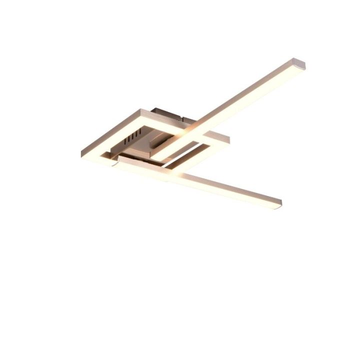 Niklowa lampa sufitowa design, Mahad, 17W, 3000K LED