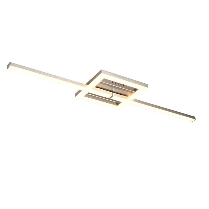 Niklowa lampa sufitowa design, Mahad, 17W, 3000K LED