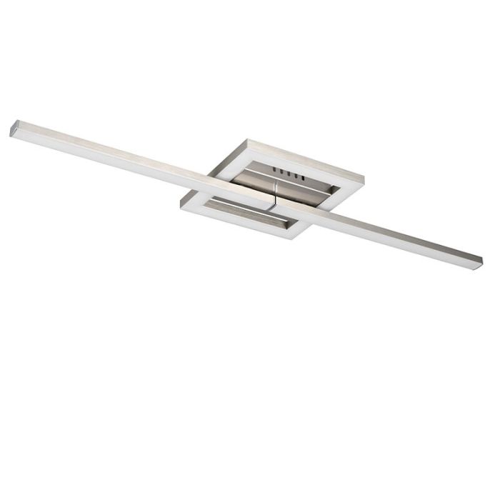 Niklowa lampa sufitowa design, Mahad, 17W, 3000K LED