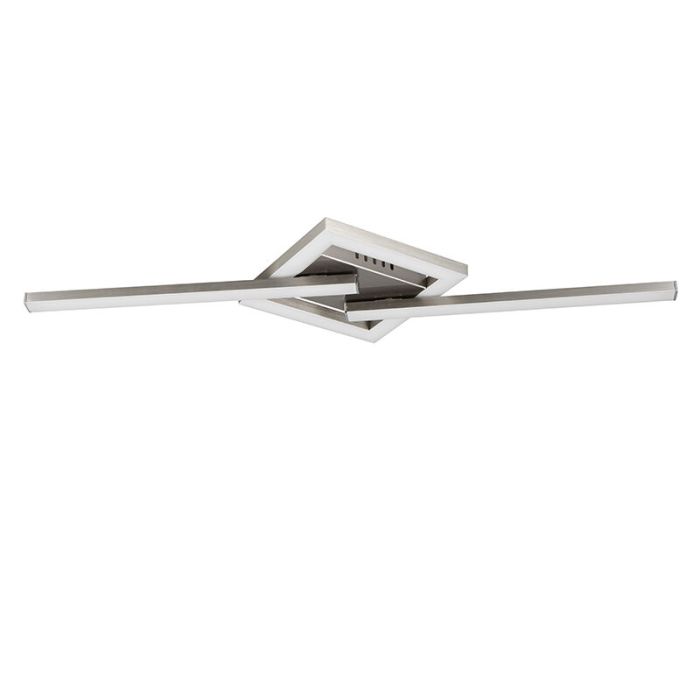 Niklowa lampa sufitowa design, Mahad, 17W, 3000K LED