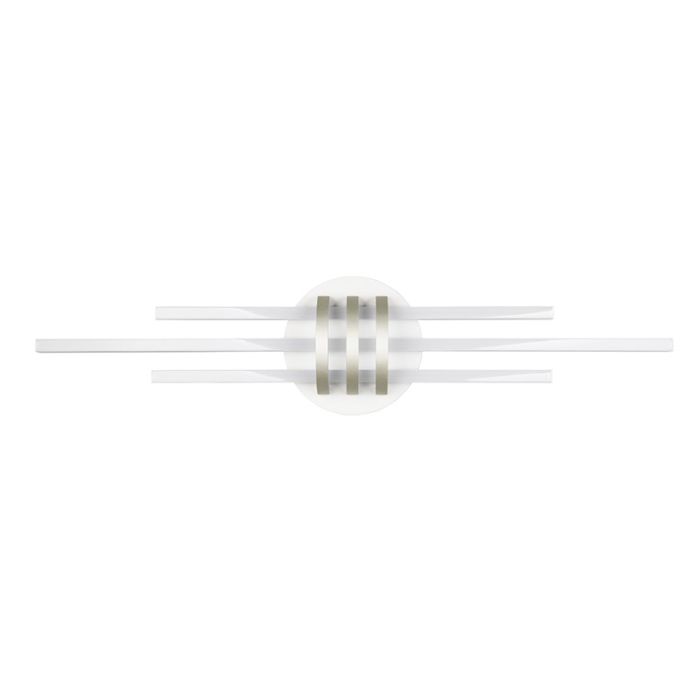 Biały plafon sufitowy nowoczesny, Saloua, 20W, 4000K LED, ściemniana w 3 krokach