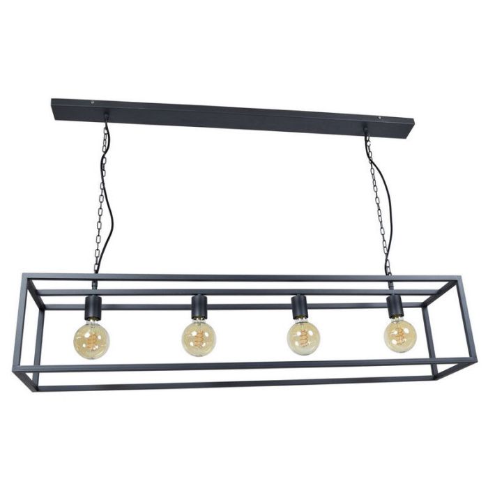 Industrialna lampa wisząca czarna, Redox