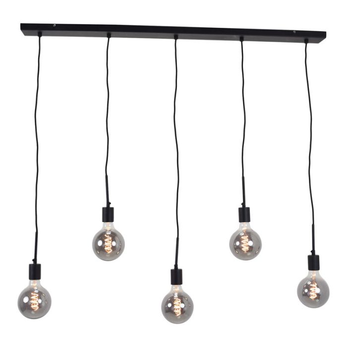 Industrialna lampa wisząca czarna, Bolb