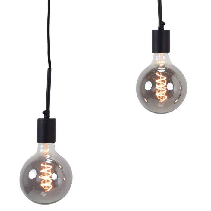 Industrialna lampa wisząca czarna, Bolb