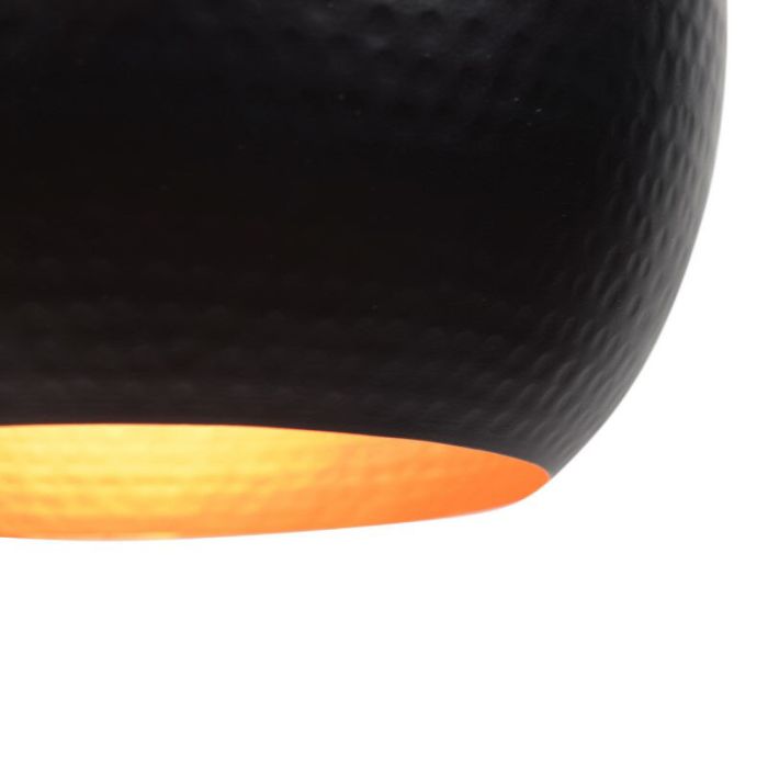 Industrialna lampa wisząca czarna, Fatehvir