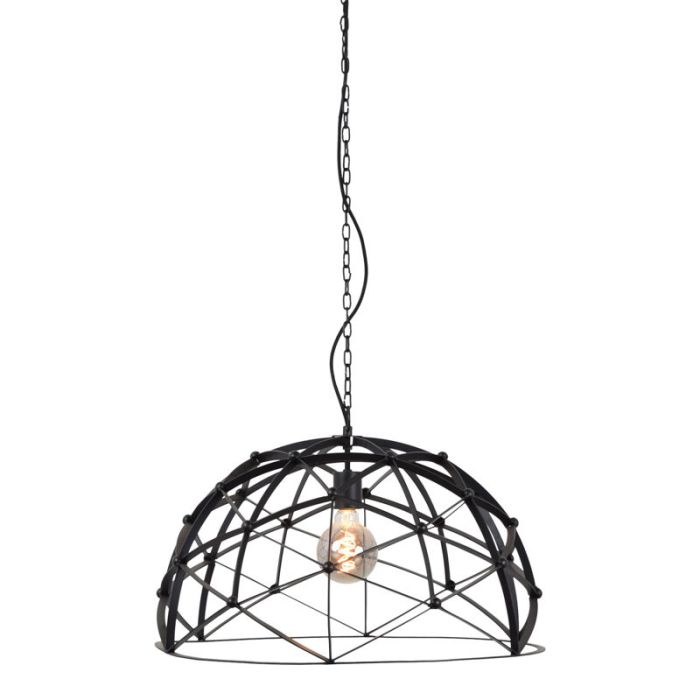 Industrialna lampa wisząca czarna, Ladan