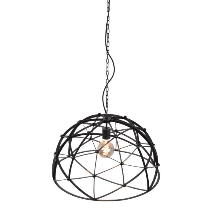 Industrialna lampa wisząca czarna, Ladan