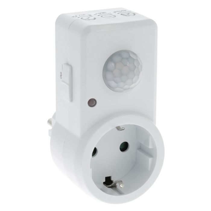 Gniazdko Q-Link z czujnikiem ruchu, z uziemieniem, ST110A