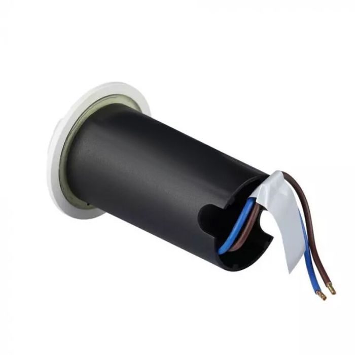 Nowoczesna lampa najazdowa biała, Marcus, 1W, 3000K LED, IP67