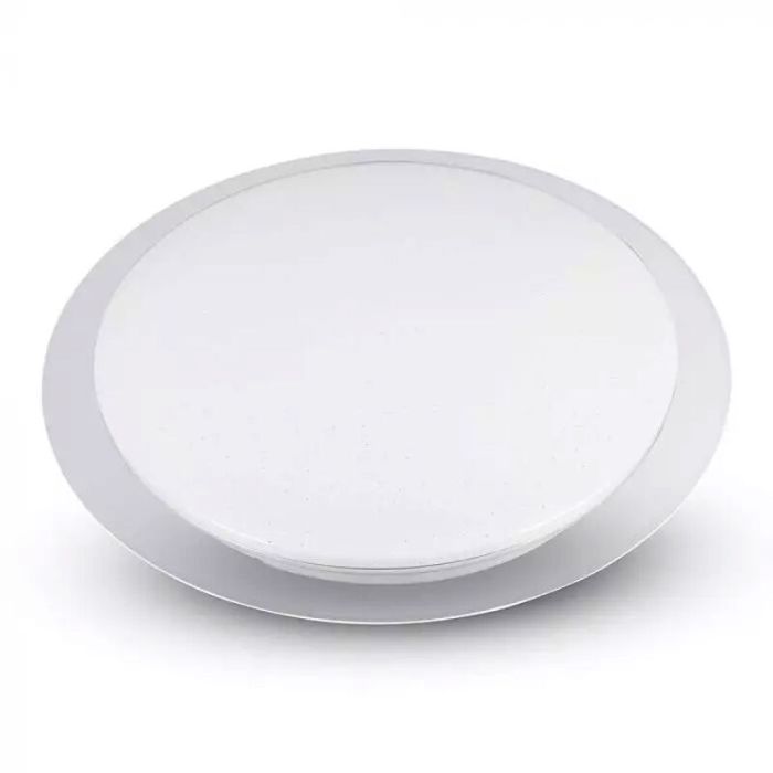 Nowoczesna inteligentna lampa sufitowa biała, Lean, 40W, regulowany kolor LED