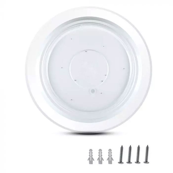 Nowoczesna inteligentna lampa sufitowa biała, Lean, 40W, regulowany kolor LED