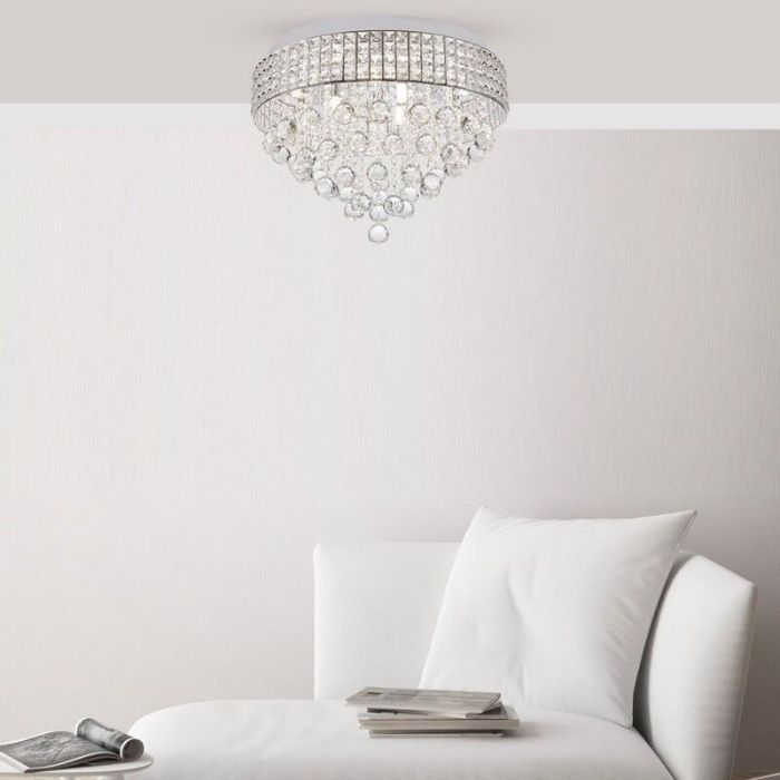 Design plafon sufitowy chromowany, Mitzy