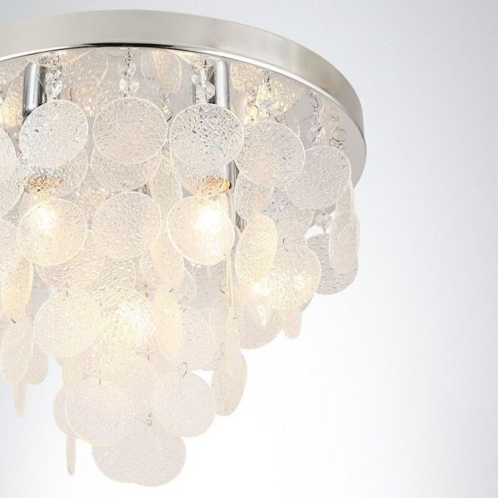 Design plafon sufitowy chromowany, Mirac