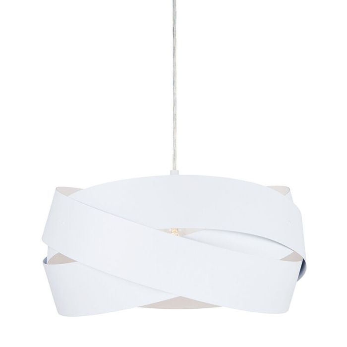 Nowoczesna lampa wisząca biała, Tanno