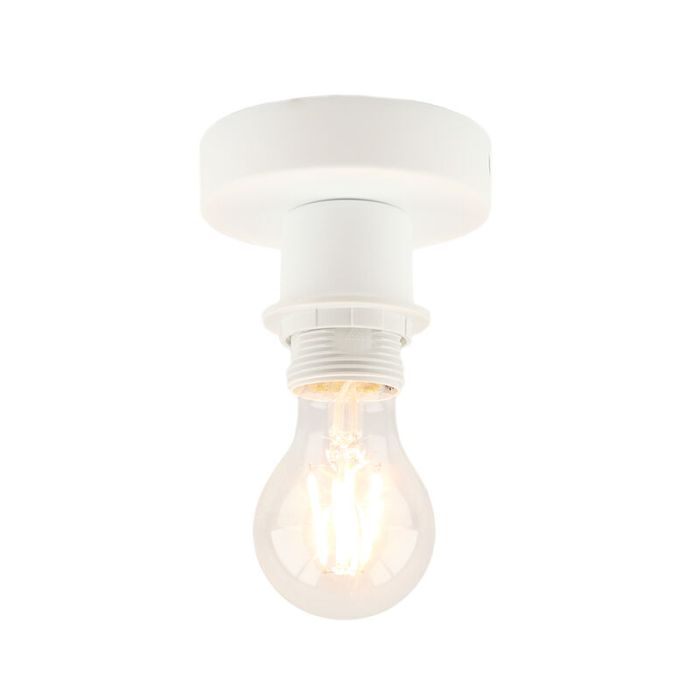 Nowoczesna rozeta do lamp biała, Rima